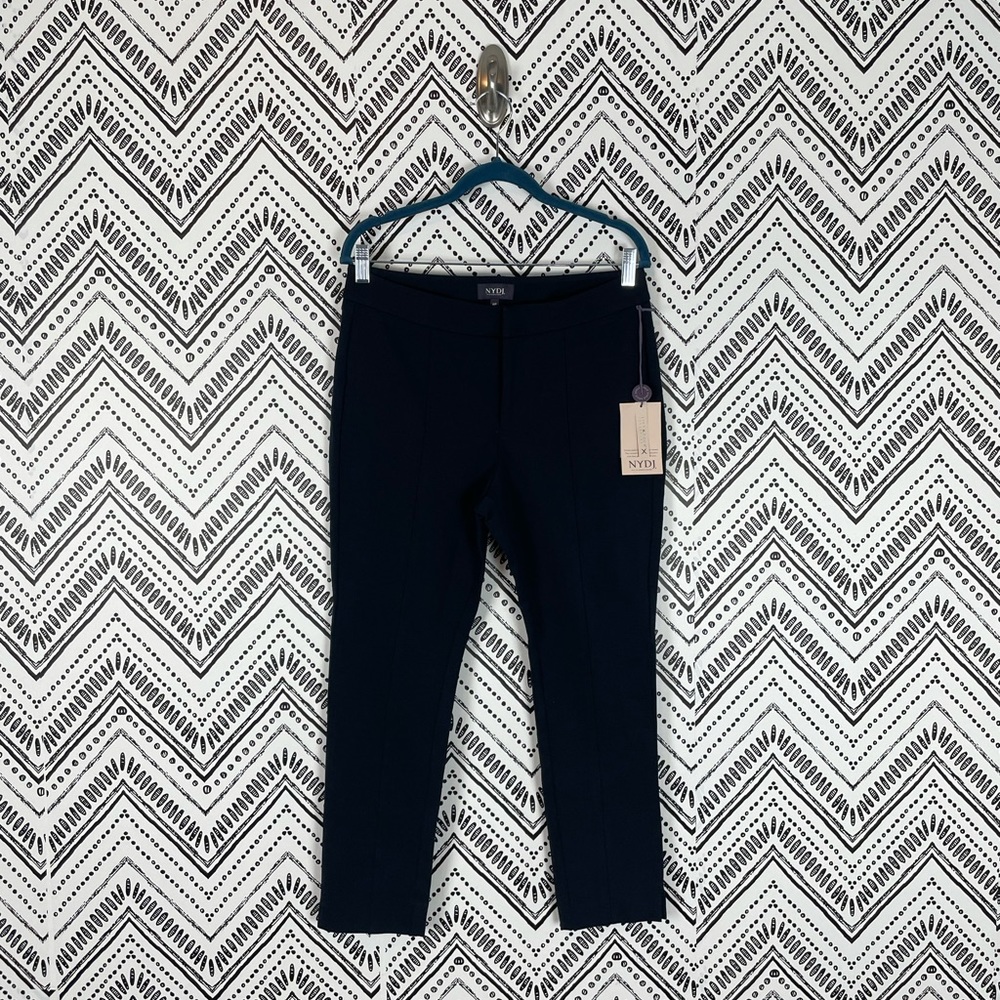 Nwt NYDJ Blue Ponte Knit Skinny Ankle Pants 6P